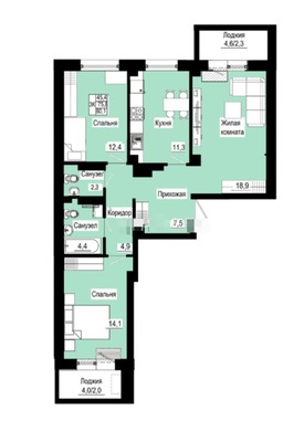 Купить 3-комнатную квартиру